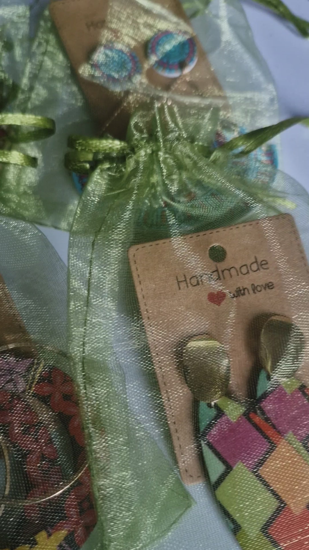 Wooden drop earrings cute birthday present
