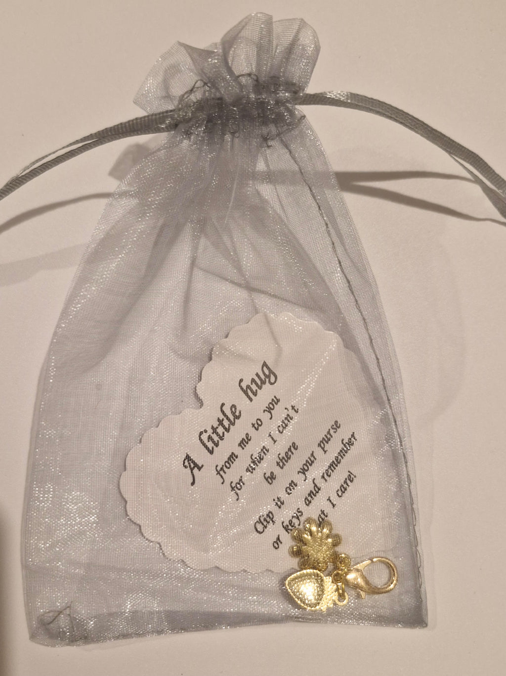 My little hug pocket hug strawberry charm mental support gifts friends family presents handmade