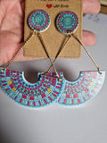 Wooden drop earrings cute birthday present