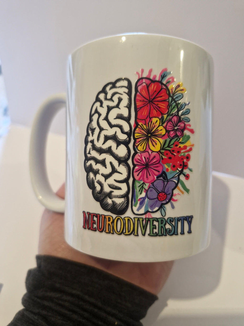 Neurodiversity Mug mental support gifts handmade