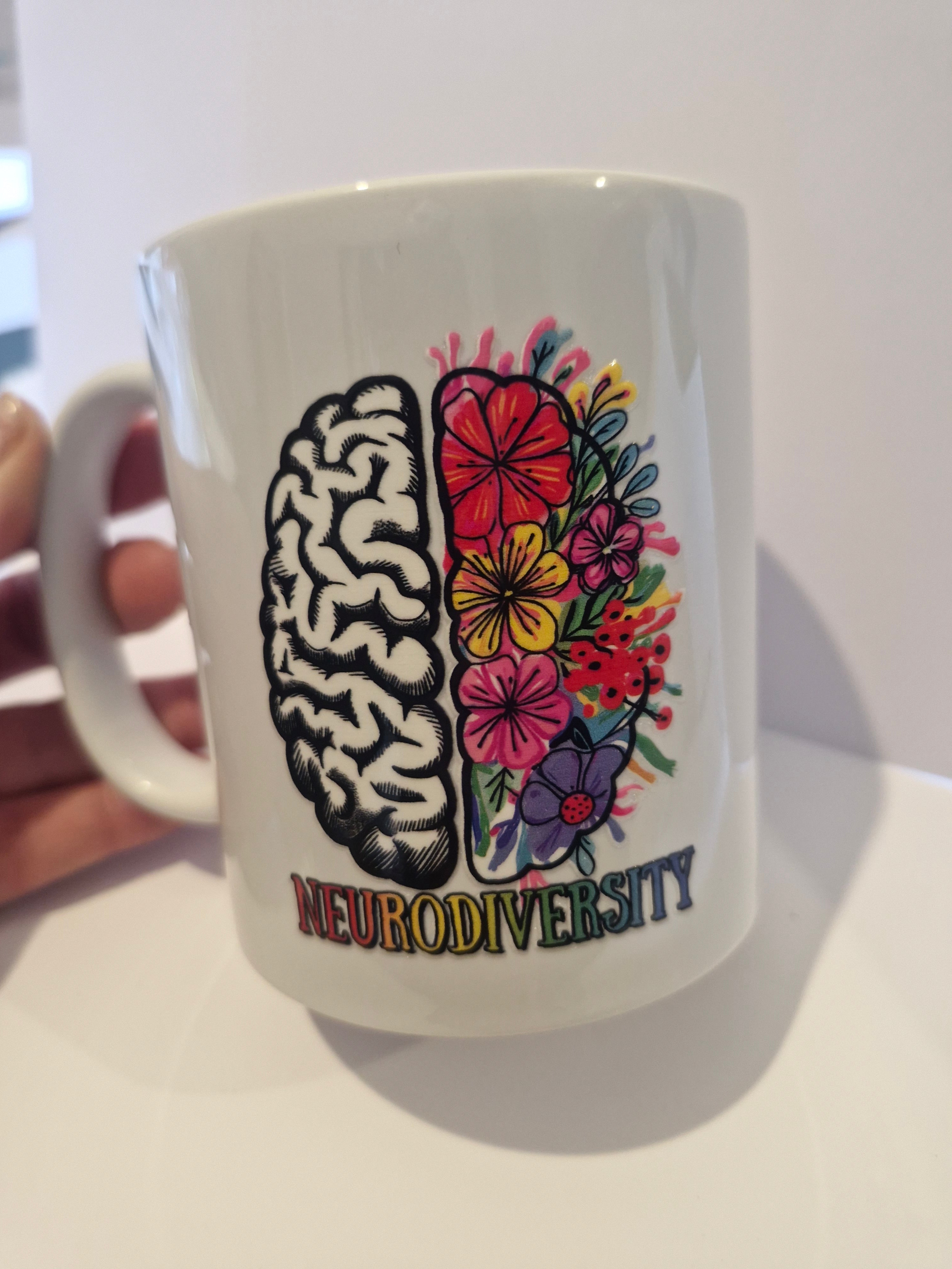 Neurodiversity Mug mental support gifts handmade