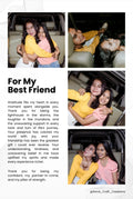Personalised A4 print best friends gifts, present friends sister
